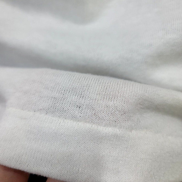 Vintage 80s Champion Size M Harvard University Single Stitch Ringer Short Sleeve - Picture 5 of 8